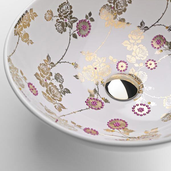 فروش انواع کاسه روشویی Bathco مدل Golden-Pink
