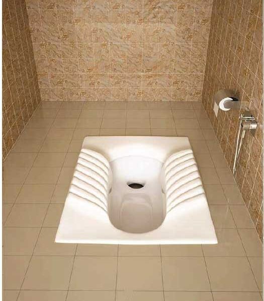 توالت زمینی گاتریا gatria مدل ابرویی بزرگ