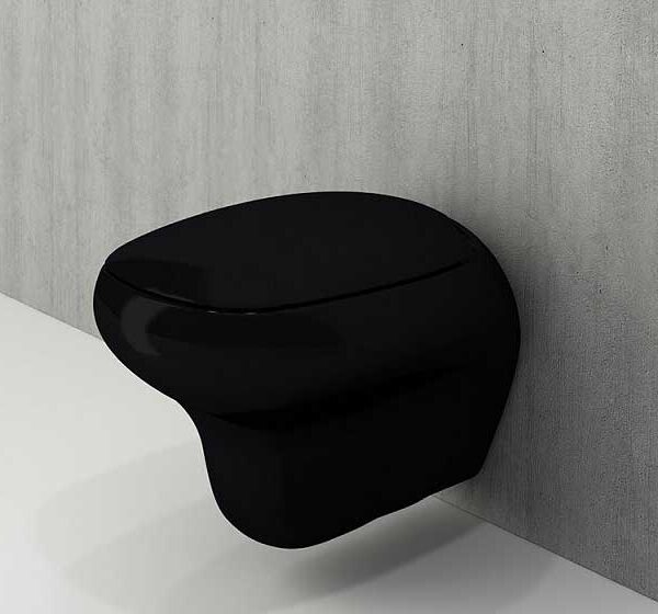 توالت فرنگی دیواری مشکی Bocchi مدل Fenice