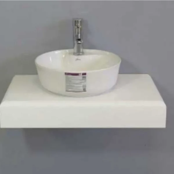 روشویی روکابینتی گاتریا مدل ترمه termeh دایره ای شیر سرخود