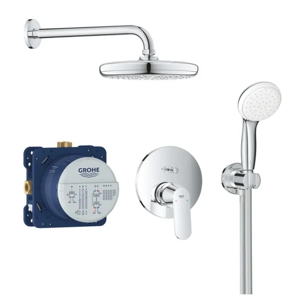 ست شیر حمام گروهه GROHE مدل Eurosmart Cosmopolitan